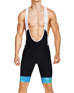 MUCUBAL Men's Cycling Bib Shorts with 3D Breathable Pad Elastic Bike Bibs bluee MUCUBAL Men's Cycling Bib Shorts with 3D Breathable Pad Elastic Bike Bibs bluee