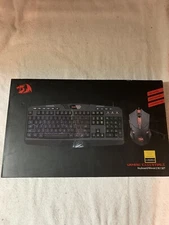 Redragon S101 Gaming Keyboard and Mouse Combo RGB LED Backlit and Red
