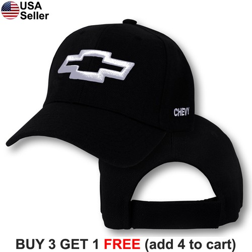 Chevy Logo Bowtie Cap Hat Truck Impala Racing Volt Tahoe Suburban Malibu Sport - Picture 7 of 17