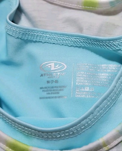 Athletic Works Girls Sports Bra/Tank Top/Bike Shorts. 3 pieces Size M (7/8) - 第 3/4 張圖片
