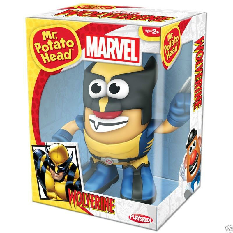 PLAYSKOOL MR.POTATO HEAD X-MEN WOLVERINE MARVEL DC COMICS SUPER