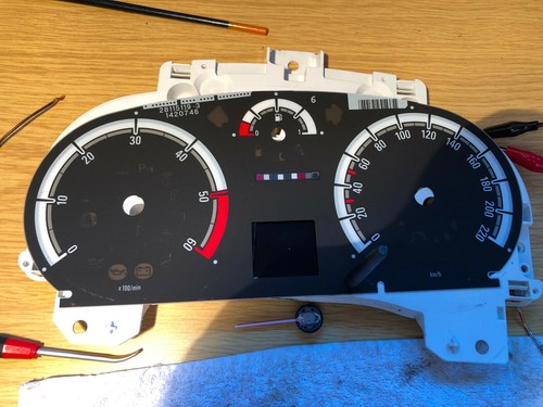 Opel Corsa D Tachoreparatur Kombiinstrument Komplettausfall div. Fehler - Bild 2 von 3