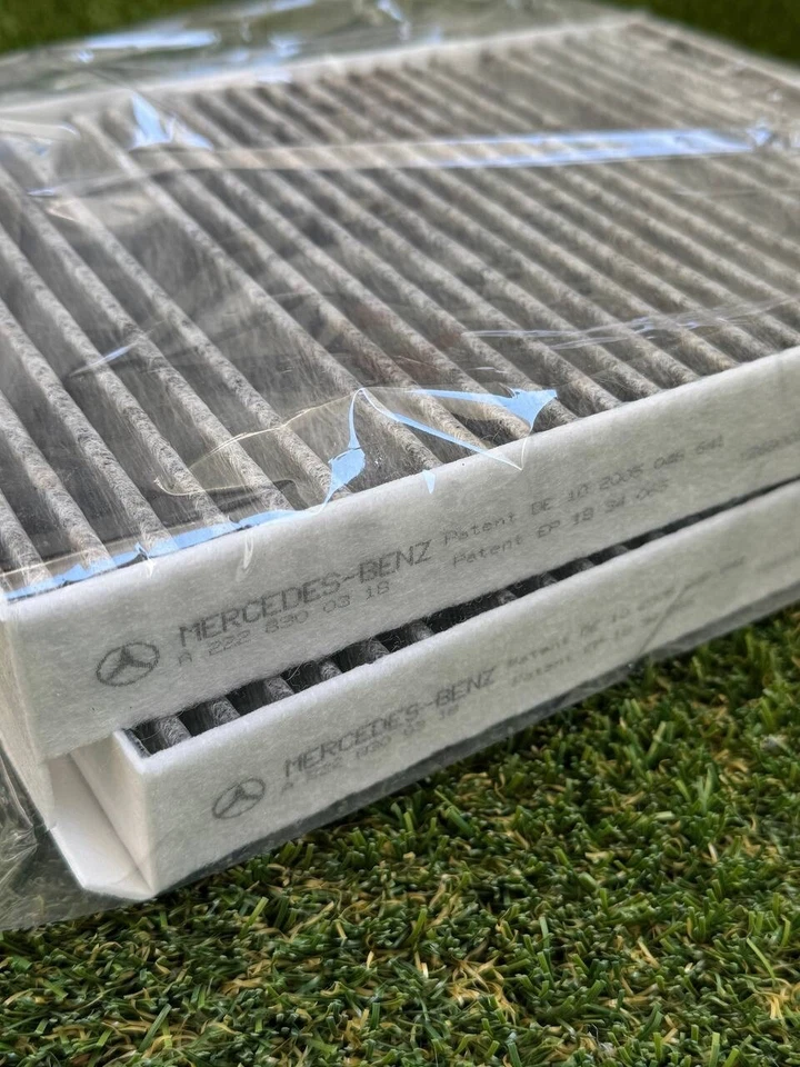 2x Filtro de aire de cabina Mercedes Benz W222 S450 S550 S560 S63 Clase S OEM 2228300318 Foto 2 de 4
