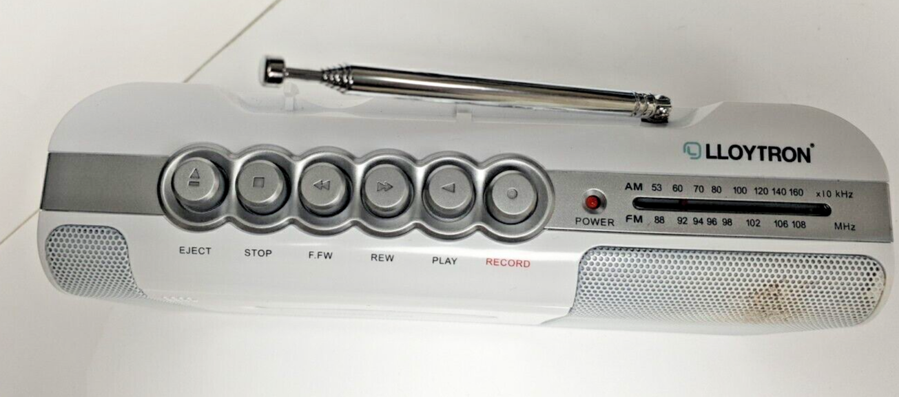 LLOYTRON MODENA Portable Radio Cassete Recorder White N8103WH eBay