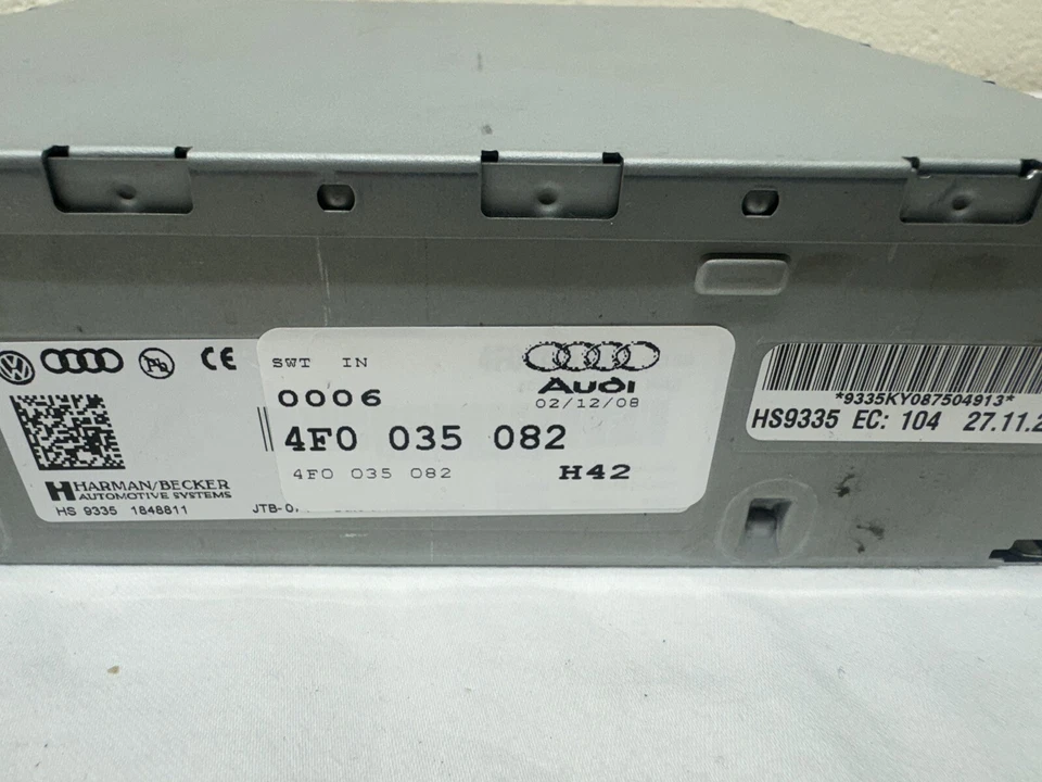 AUDI S4/S5 2008-2012 CONVERTIBLE RADIO SATÉLITE RECEPTOR/MÓDULO SINTONIZADOR 4F0035082 Foto 3 de 4