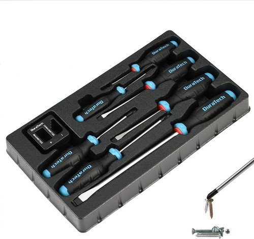 DURATECH 5PCS/ 8PCS/ 12PCS Screwdriver Set Alloy Steel with Storage Tray - Picture 20 of 35