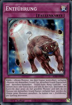 Entführung ALIN-DE080 Super Rare Alliance Insight Yugioh Karte Deutsch