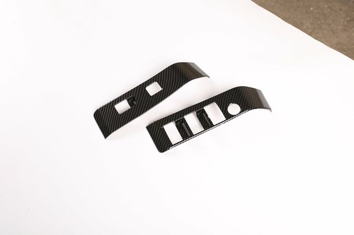 4*Carbon Fiber ABS Door Window Lift Switch Button Trim For Toy@ta Tacoma 2016-20 - Picture 10 of 12