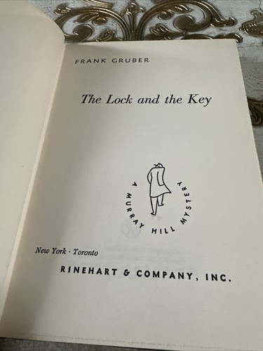 Frank Gruber, The Lock and the Key, first edition, dust jacket, - Picture 4 of 7