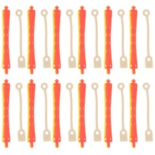24PCS Hair Rollers with Rubber Bands Hollow Band Hair Rollers Spiral Curlers Kit