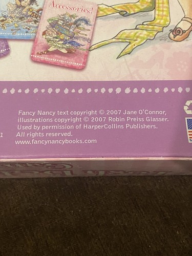 Fancy Nancy Posh Bedroom Game 2007 Briarpatch Childs Game Age 5+ 2-4 Players New - Picture 9 of 10