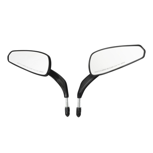 Black Rear View Mirrors Fit For Harley Touring Road Glide Dyna Softail Sportster - Bild 8 von 12