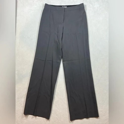 Women’s Emporio Armani Made in Italy Size 6 EU40 100% Wool Trousers Gray EUC - Picture 3 of 10
