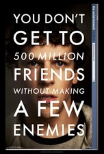 The Social Network movie poster  -  11" x 17"  - Jesse Eisenberg, David Fincher