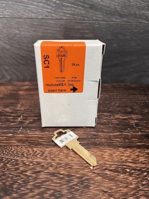 minuteKey 38 Piece Key Blank,  Key Brass 989396. New In Box.