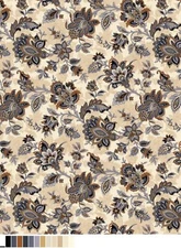 Footstool Beige 108" Wide