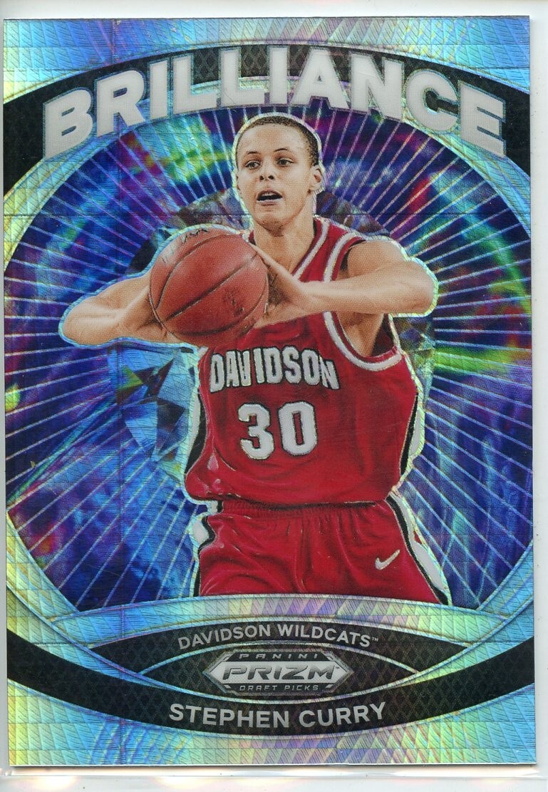2024 Panini Prizm Draft Picks Brilliance Hyper Prizm Stephen Curry #10