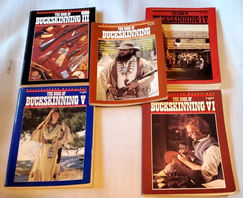 Muzzleloader Magazine's The Book of Buckskinning Lot of 5 #1-3-4-5-6 ? NEW NOTES