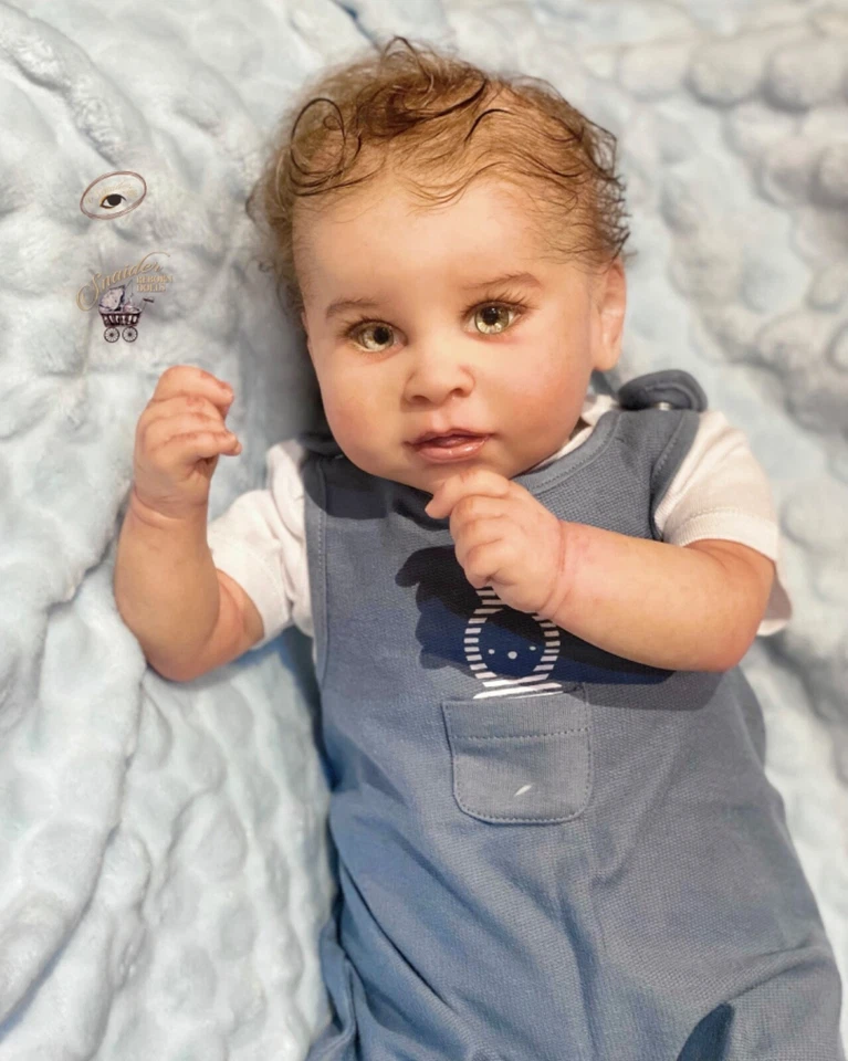 Andrea realistic boy reborn doll by Iveta Eckertova - Immagine 3 di 4