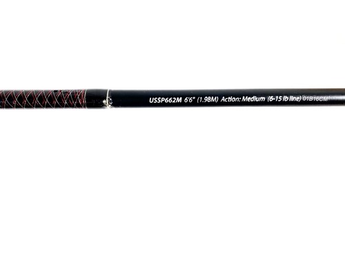 SHAKESPEARE UGLY STIK GX2 USSP662M Spinning Rod ~ 6'6" ~ 2Pc ~ NEW - Picture 2 of 10