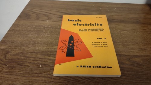 1954 Rider BASIC ELECTRICITY Volumes 1-5 By Van Valkenburgh, Nooger & Neville - Picture 10 of 11