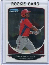 10 Card Lot 2013 Bowman Chrome Michael Bishop Washington Nationals MINT $ BCP 47