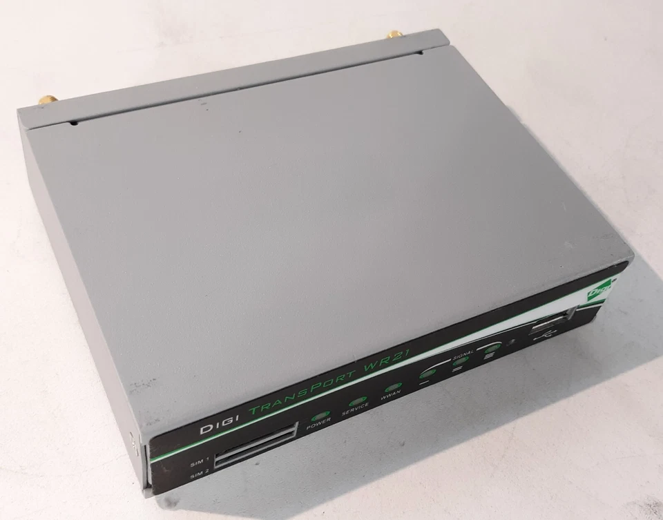 Digi Transport WR21-L WR21-L12B-D14-SA Cellular Ethernet Modem/Wireless Router - Image 3 of 4