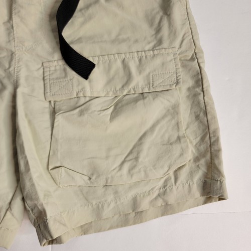 Pacsun Cargo Nylon Shorts Mens SZ Small Tan Belted - 第 2/10 張圖片