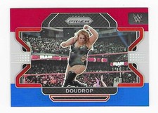 2022 Panini Prizm Red White & Blue Doudrop WWE RAW Wrestling Card #41