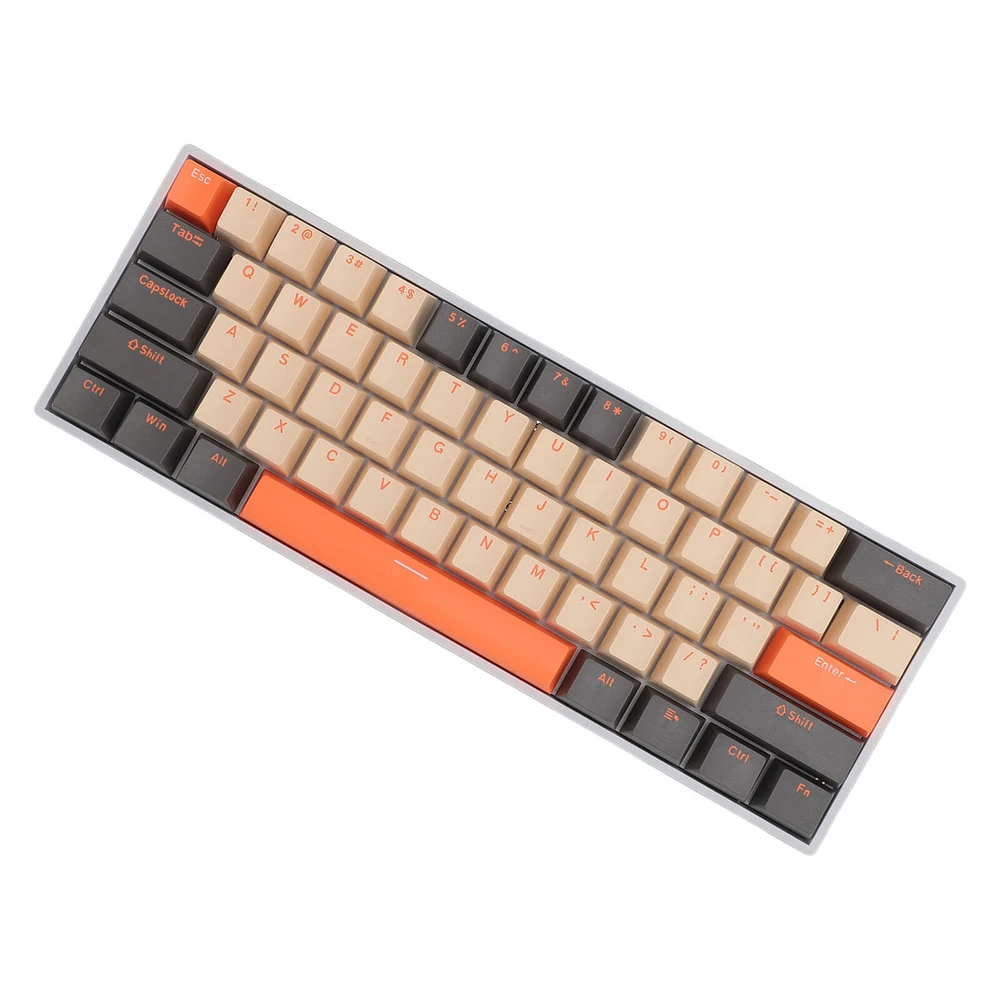 61-Key RGB Mechanical Keyboard with Wireless 3-Mode Connectivity