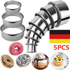 5X Runde Kreis Stahl Keksausstecher Keks Q Gebäck Form Zum Selbermachen DE