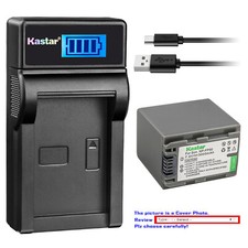 Kastar Battery LCD USB Charger for Sony NP-FP90 NP-FP91 Sony DCR-DVD92 DVD92E