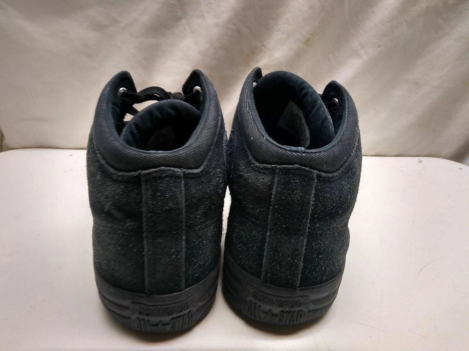 Zapatillas deportivas Converse de cuero negro con encaje 44,5 hombres 10,5 mujeres 12,5  Foto 2 de 4