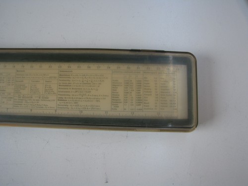 Faber-Castell Rechenschieber Modell 2/82 N Duplex mit Anleitung und Box - Bild 6 von 7