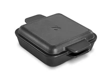 Geoffrey Zakarian 8x8" Nonstick Cast Iron Baker Baker with Griddle Lid Black