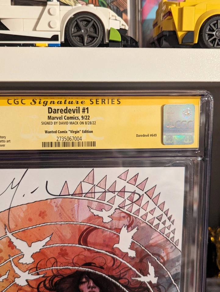 Daredevil #1 (2022) CGC SS 9.8 David Mack Wanted Comix Exclusive Virgin Signed - Image 3 of 4