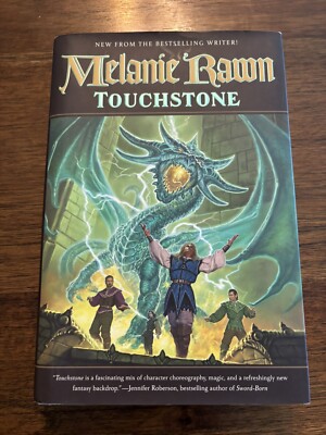 SIGNED Touchstone by Melanie Rawn 1st Printing First Edition 2012 Hardcover