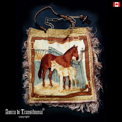 woman bag original accessories shoulder hand handle iconic italian vintage horse