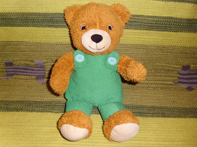 Kohl's Cares plush Corduroy Bear green overalls soft toy stuffed animal 14