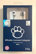 PENN STATE NITTANY LIONS Earbuds - New in package - iHip - NO MIC - 3.5mm Jack