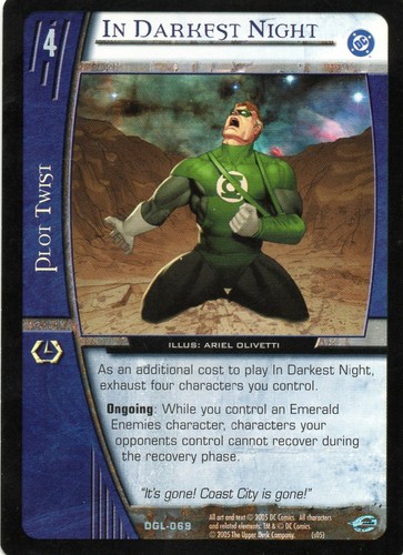 VS System CCG Green Lantern Corp (DGL) Batman (DBM) Individual Trading Cards - Picture 51 of 172