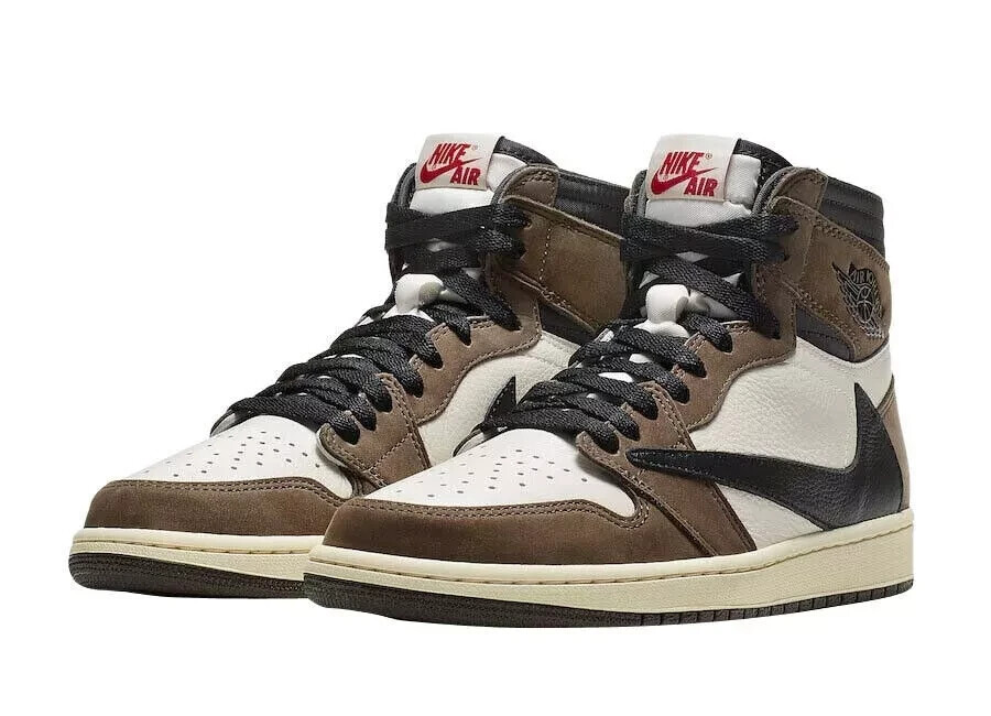 Travis Sc0tt X Jordan 1 Retro High 'Mocha' - CD4487-100 Men's Size