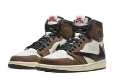Travis Sc0tt X Jordan 1 Retro High 'Mocha' - CD4487-100 Men's Size US