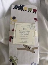 Pottery Barn Kids Backseat Driver Crib Fitted Sheet NWT NLA