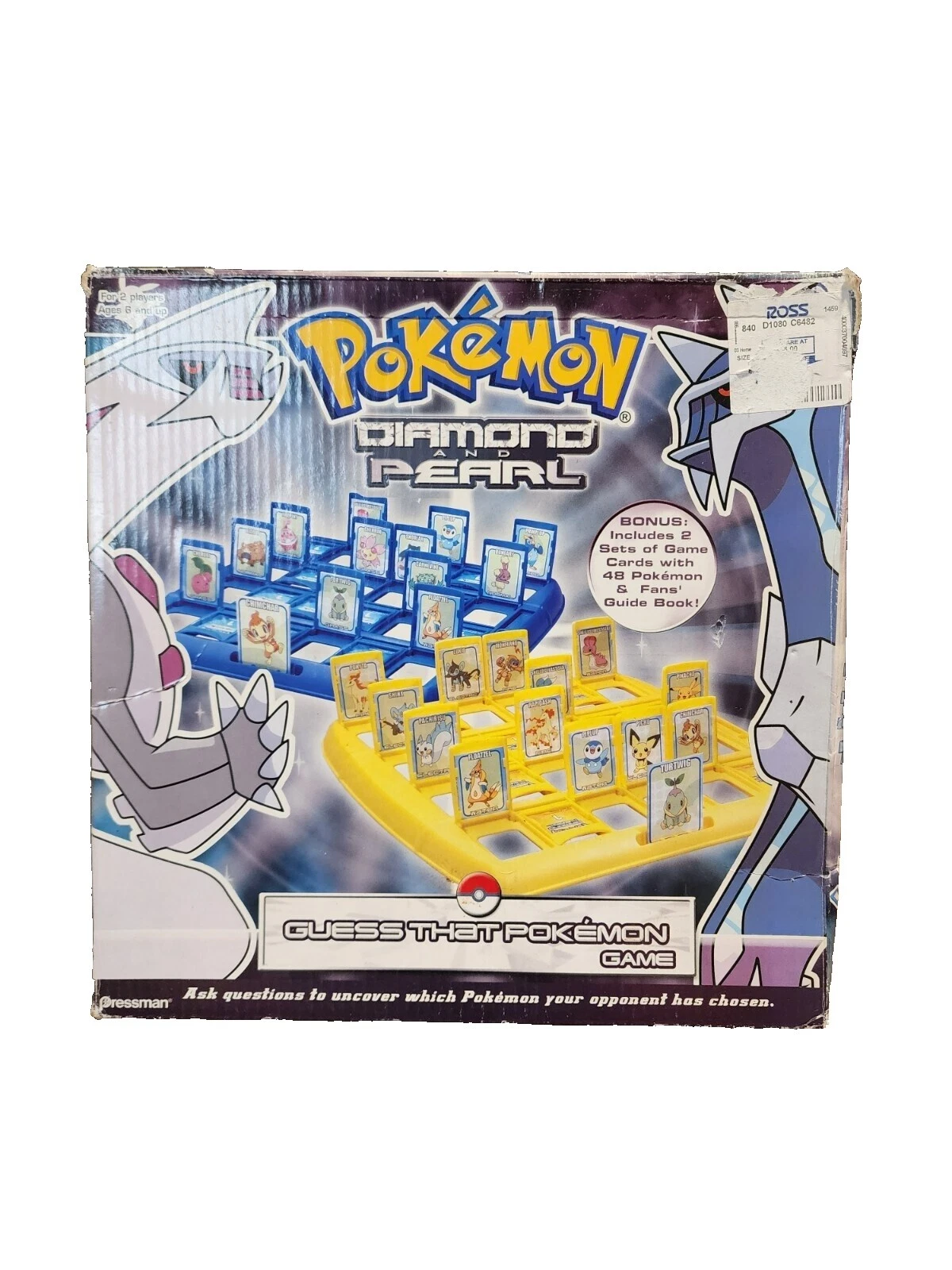 Pressman 口袋妖怪 2 玩家棋盘传统游戏