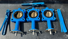 3" BUTTERFLY VALVE - DIXON BFVL300E LUG STYLE THREADED, EPDM LINER, BRONZE DISC