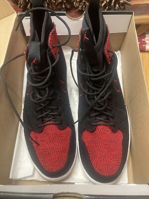NIKE AIR JORDAN 1 Ultra High Retro Black/Gym Red Shoes Size