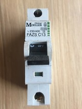 Klockner Moeller FAZS MCB C13 einpolig C Typ ...