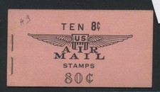 United States Of America 1949 Booklet With 10 Stamps Of 80 Cents N.A9 N2026