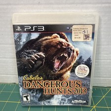 Cabela's Dangerous Hunts 2013 (Sony PlayStation 3, 2012) Tested/Working